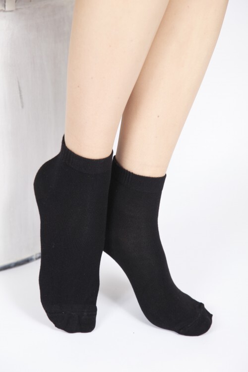 Женские носки черного цвета для занятий спортом BAMBUS
