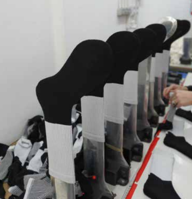 how socks are made in the factory 
