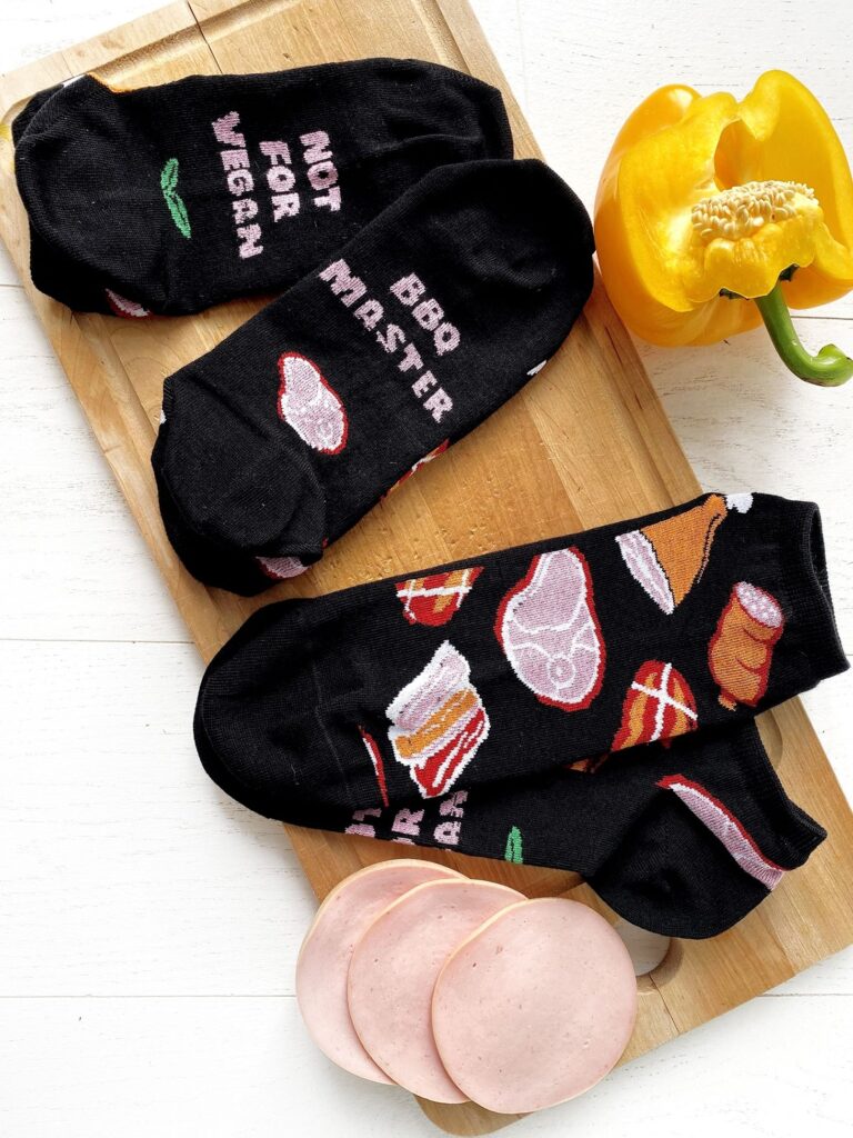 Single socks Meat Lover