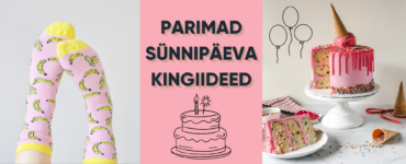 Sünnipäevakingid, sünnipäevakook, sokid