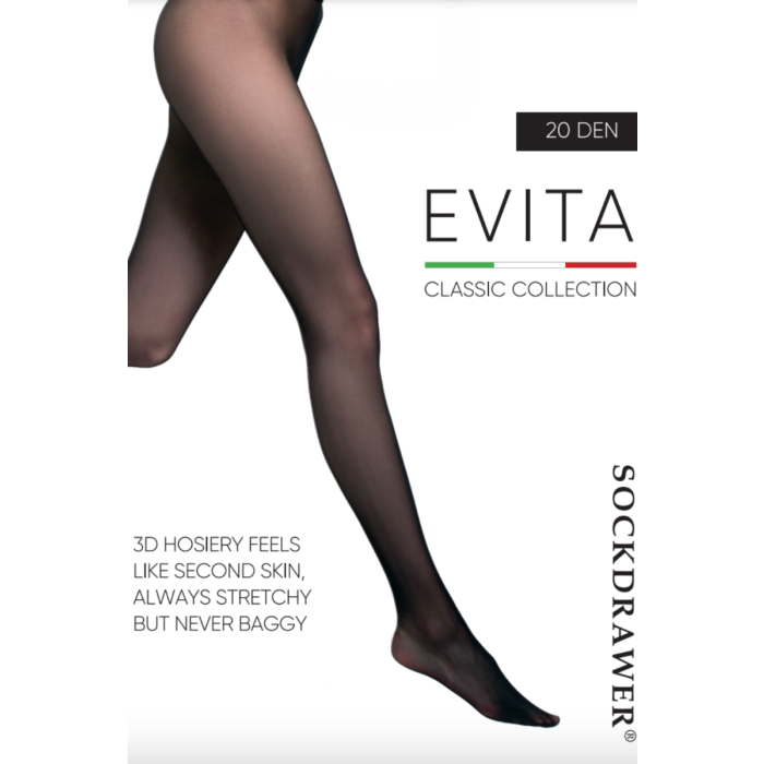 EVITA 3D sheer tights Sokisahtel