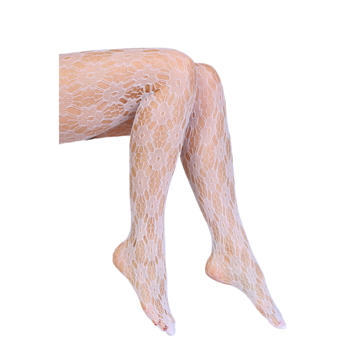 White patterned stockings on sale
