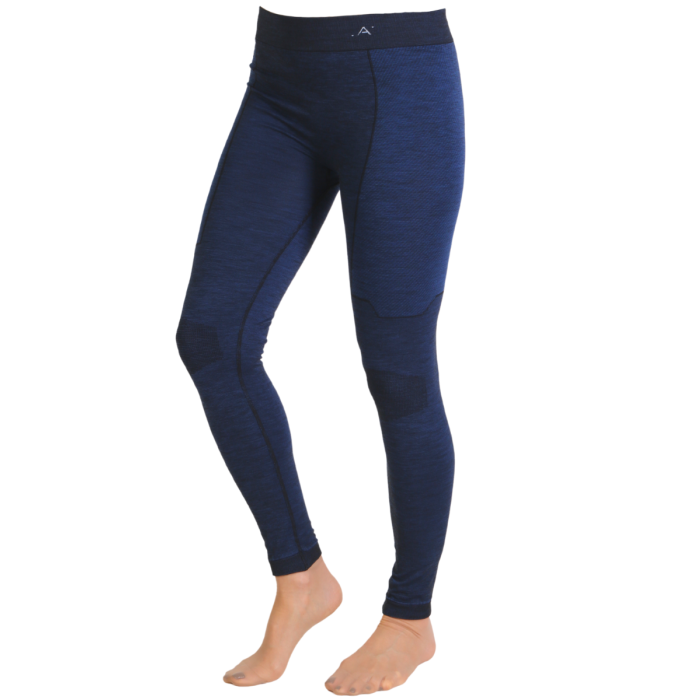 LANA merino wool leggings in dark blue