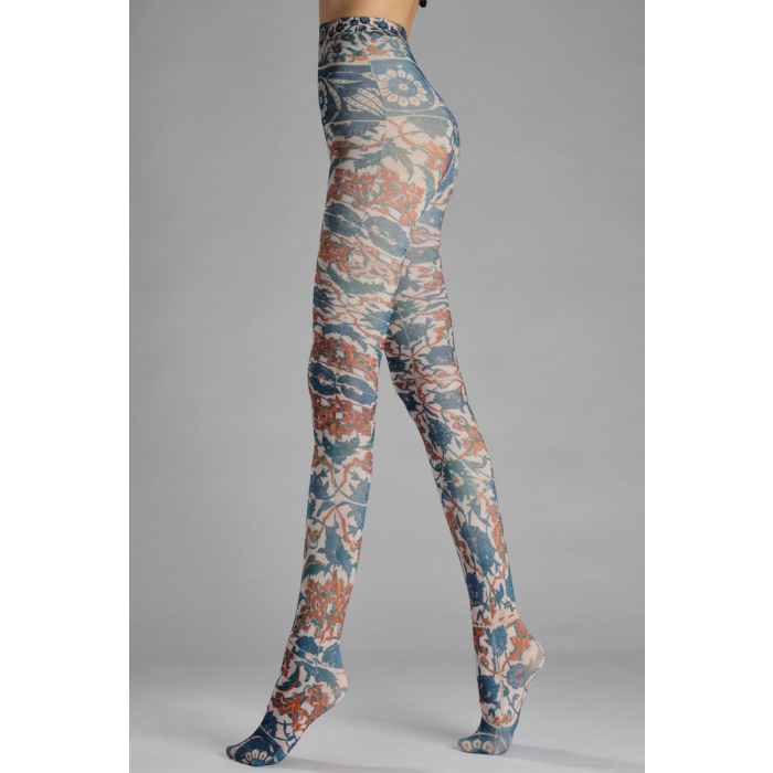 ORNA colorful print tights