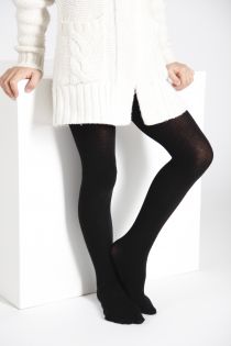 CALDO black cotton tights for children | Sokisahtel