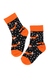 NIGHT FOX cotton socks for kids | Sokisahtel