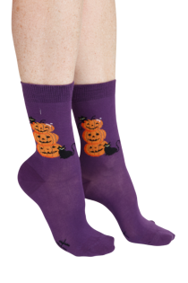 BUFFY Halloween socks with pumpkins for kids | Sokisahtel