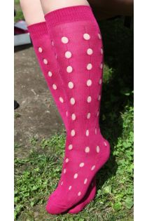 EXPRESSION pink knee highs | Sokisahtel