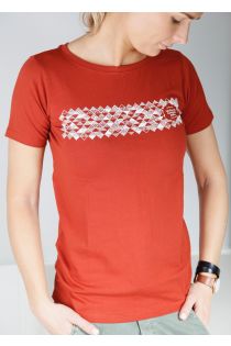 2019. Anniversary Celebration Women's brown T-shirt MUUSIKA (music) | Sokisahtel