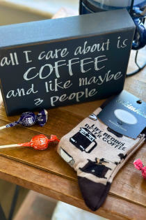 AFTER COFFEE brown socks for a coffee lover | Sokisahtel