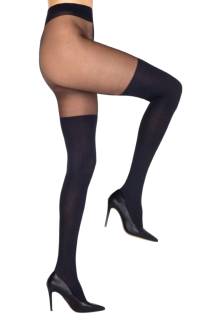 ALEXA black tights for women | Sokisahtel
