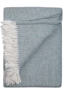 Alpakavillane kalasabamustriga roheline pleed | Sokisahtel