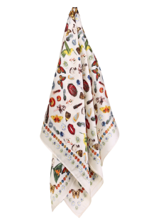 AMARONI white colorful neckerchief | Sokisahtel