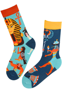 ANDREW Egypt-themed cotton socks | Sokisahtel