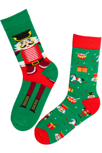 ANDREW Nutcracker cotton socks | Sokisahtel