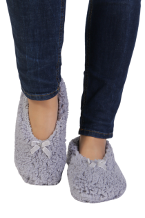 ARIA gray soft slippers for women | Sokisahtel