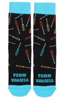 PARIM VANAISA Father's Day socks with screwdrivers | Sokisahtel