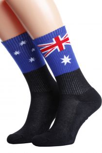 AUSTRALIA lipuga sokid naistele ja meestele | Sokisahtel