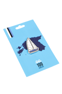 EESTI purjekaga mereteemaline rinnamärk | Sokisahtel