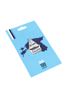 TALLINN purjekaga mereteemaline rinnamärk | Sokisahtel