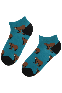 BEAR blue low-cut socks | Sokisahtel