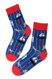 SEA themed cotton socks | Sokisahtel