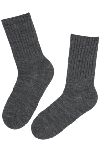 CADY dark gray wool socks | Sokisahtel