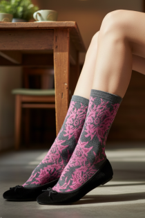 Pierre Mantoux ARA hallid roosa mustriga sokid | Sokisahtel