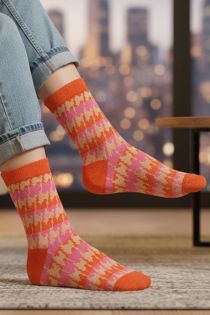 Pierre Mantoux CIRIS oranžid õrnalt sädelevad sokid | Sokisahtel