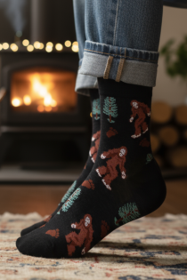 CASH lumeinimesega musta värvi sokid | Sokisahtel