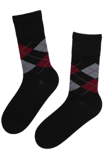 CASTON black cotton socks for men | Sokisahtel