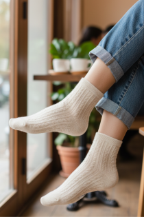 CELESTE helepruunid pehmed sokid | Sokisahtel