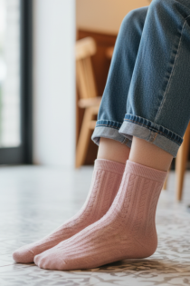 CELESTE roosad pehmed sokid | Sokisahtel