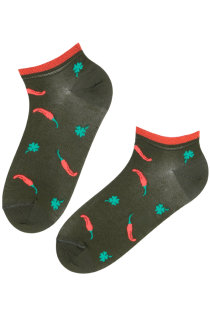 CHILLI green low-cut socks | Sokisahtel