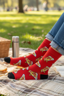 CHIP punased pizzadega sokid lastele | Sokisahtel