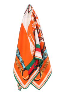 COMO orange colourful neckerchief | Sokisahtel