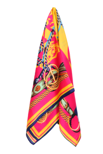 COMO pink colorful neckerchief | Sokisahtel