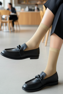 COSTINA kuldsed sädelevad õhukesed sokid | Sokisahtel