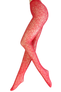 DANSE coral pink fishnet tights | Sokisahtel