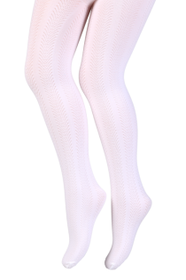 DESIRE 60DEN white tights for kids | Sokisahtel