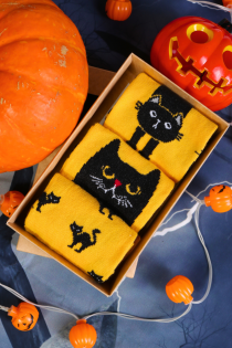 Halloween gift box DEXTER with 3 pairs of socks | Sokisahtel