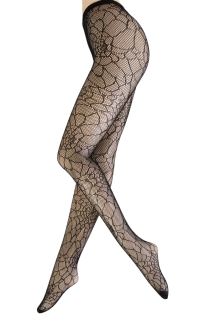DIANDRA spiderweb patterned tights | Sokisahtel