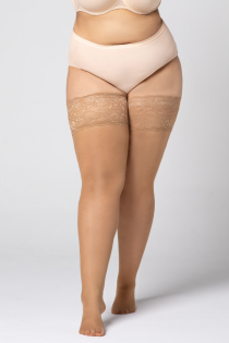 DIVINE 30DEN beige hold-ups for women | Sokisahtel