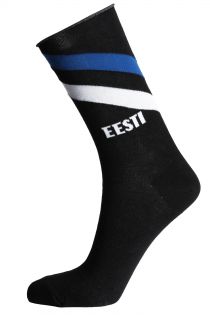 EESTIMAA black cotton socks | Sokisahtel