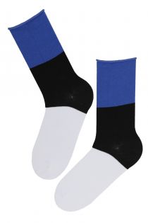 EESTI children's cotton socks in the colours of the Estonian flag | Sokisahtel