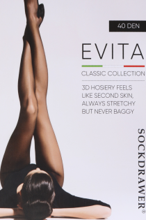 EVITA 40DEN 3D beige tights | Sokisahtel