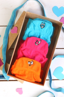 FACE gift box with 3 pairs of socks | Sokisahtel