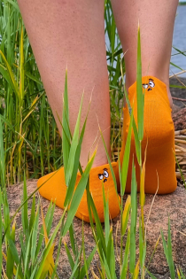FACE oranžid madalad puuvillased sokid | Sokisahtel