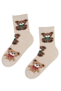 FLUFFY helebeežid soojad sokid karudega | Sokisahtel