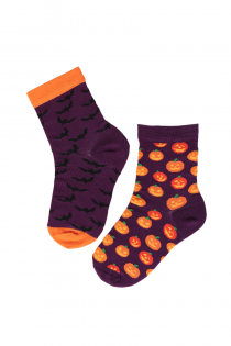 FLYING BAT Halloween socks with bats for kids | Sokisahtel